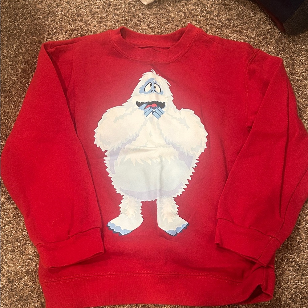 Red Graphic kids sweatshirt